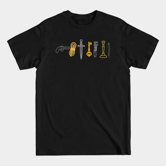 Clue - Weapons - Clue - T-Shirt
