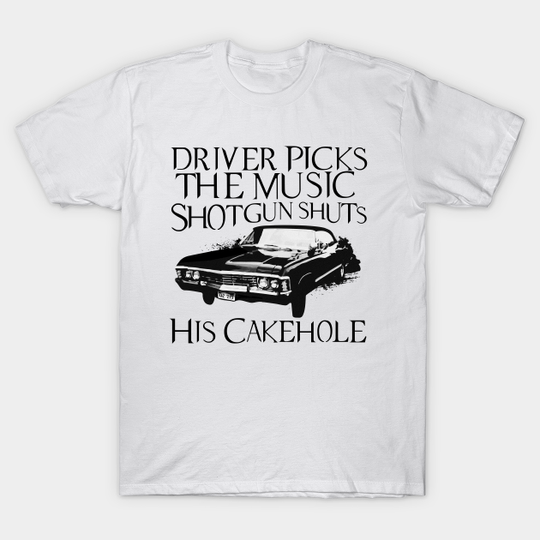 Driver Picks The Music - Supernatural - T-Shirt