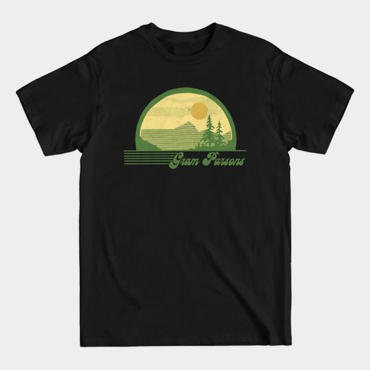 Gram Parsons / Retro Style Country Fan Design - Gram Parsons - T-Shirt