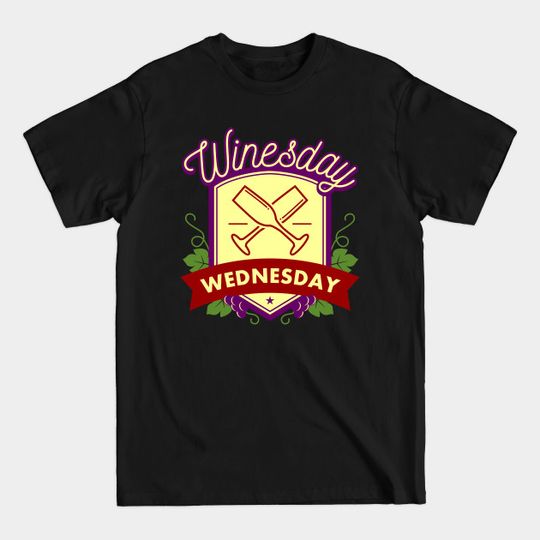 Winesday Wednesday - Wine - T-Shirt