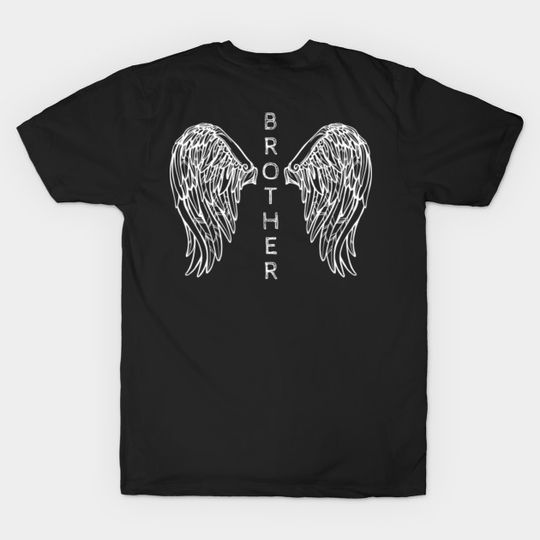 Brother Angel Wings - Brother In Heaven - T-Shirt