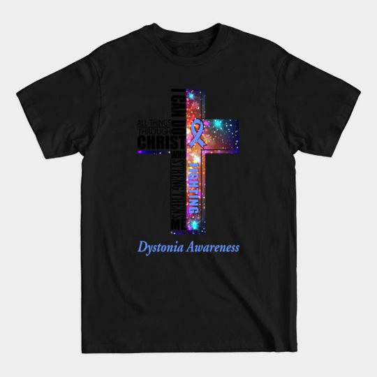 Dystonia Awareness Merry Christmas Support Dystonia Warrior Xmas Gifts - Dystonia Awareness - T-Shirt