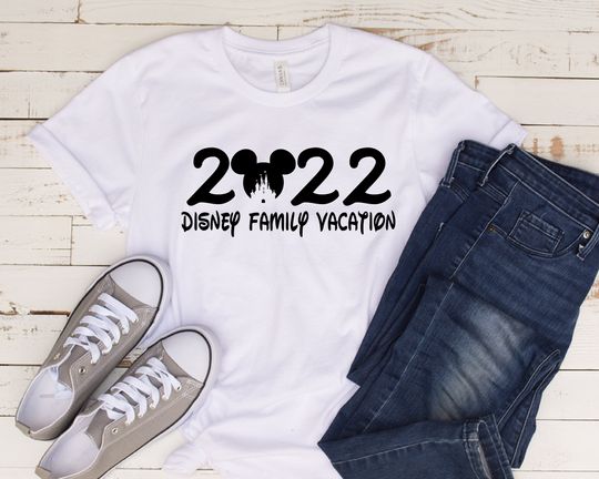 Family Trip 2022 Mickey Mouse head with castle SVG, DisneyWorld Family Vacation 2022
