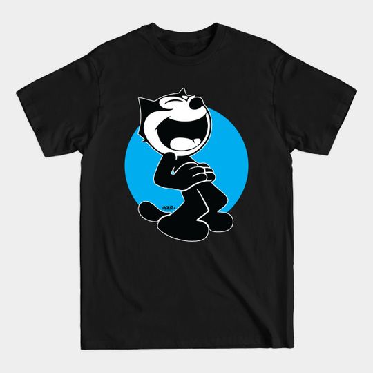Felix-On Blue - Felix The Cat - T-Shirt