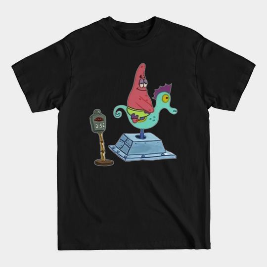 Patrick Riding A Seahorse - Patrick Star - T-Shirt