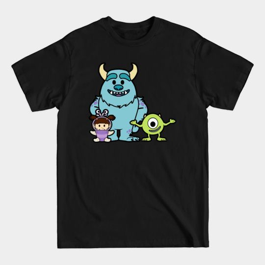 Monster Inc Group Chibi - Monster Inc - T-Shirt