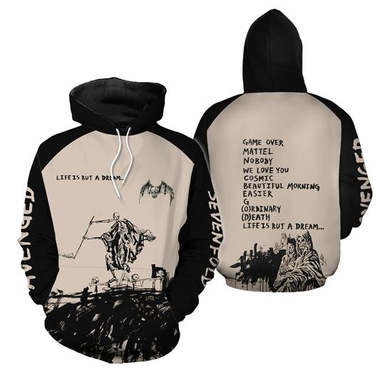 Avenged Sevenfold Life Is But A Dream North American Tour 2023 3D Hoodie
