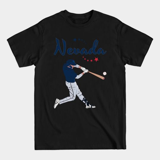 Nevada USA Baseball - American Baseball - T-Shirt