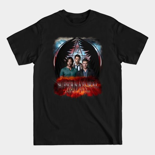 Supernatural Family Dont end with blood C9 - Winchester - T-Shirt