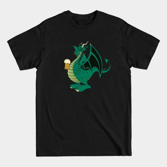Green dragon - Cheers - T-Shirt