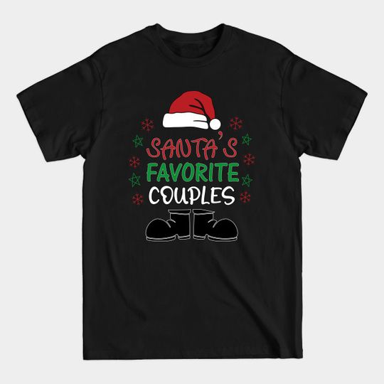 Santa's Favorite Couples Family Christmas 2021 - Family Christmas - T-Shirt