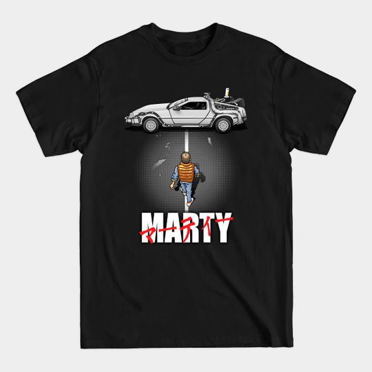 Marty - Delorean - T-Shirt
