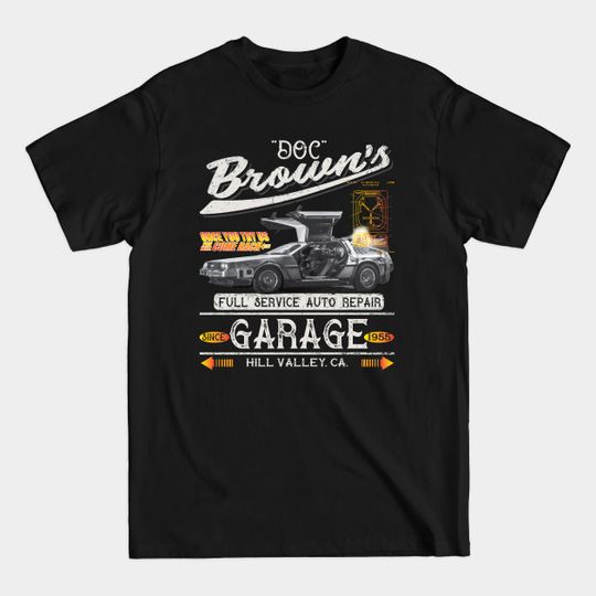 Doc Browns Garage - Doc Brown Garage - T-Shirt