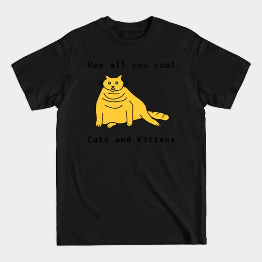 Cool Chonky Cat - Cat - T-Shirt