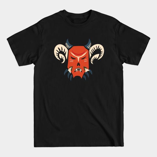 Kuker Evil Demon Mask - Demon - T-Shirt