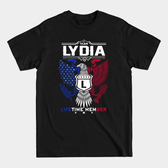 Lydia Name T Shirt - Lydia Eagle Lifetime Member Legend Gift Item Tee - Lydia - T-Shirt