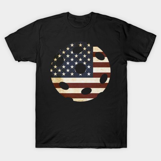 Pickleball USA flag - Pickleball Gift - T-Shirt