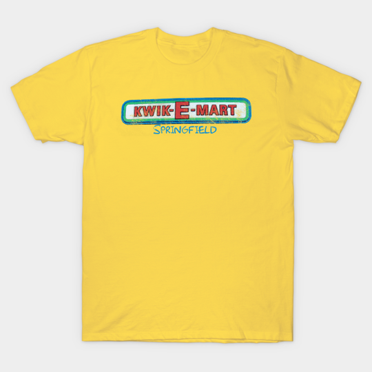 Kwik E Mart, distressed - Simpsons - T-Shirt