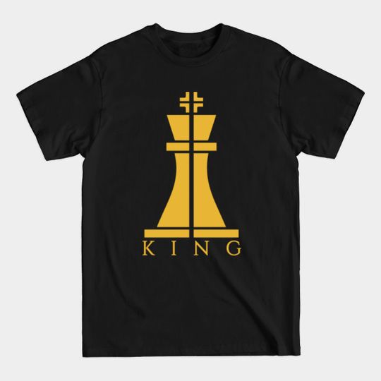 THE KING - master piece in a chess game - Chess King - T-Shirt