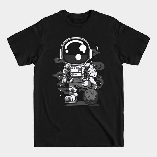 Astronaut In Space - Soccer Kick - Astronaut In Space - T-Shirt