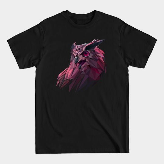 Owl polygonal - Owl - T-Shirt