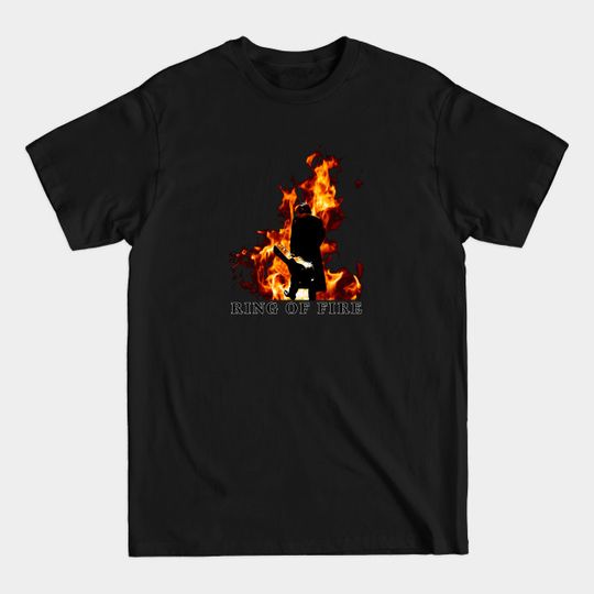 The Fire's Ring - Johnny Cash - T-Shirt