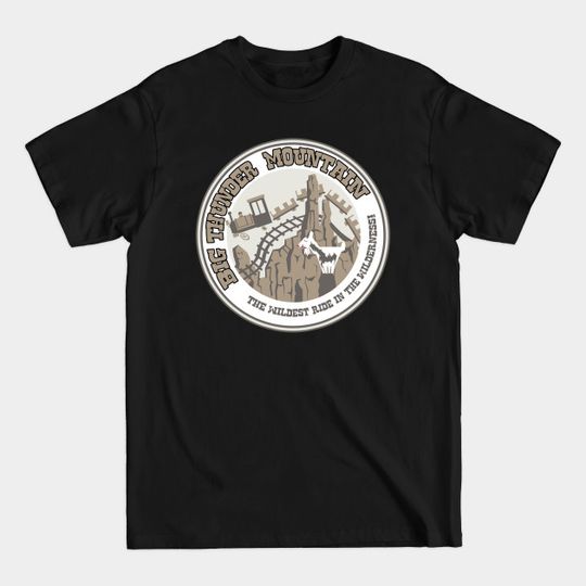 Big Thunder Mountain (gray) - Roller Coaster - T-Shirt