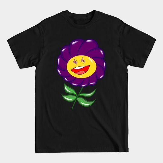 purple flower ecopop - Earth Day - T-Shirt