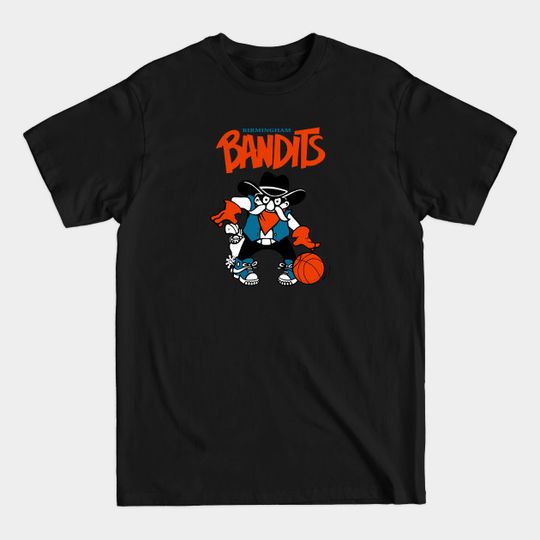 Defunct Birmingham Bandits Basketball CBA - Alabama - T-Shirt