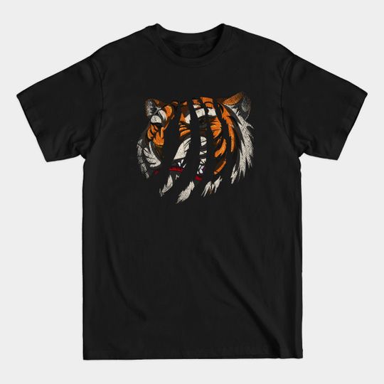 Retro Tiger Safari Wildlife Tigers - Tigers - T-Shirt