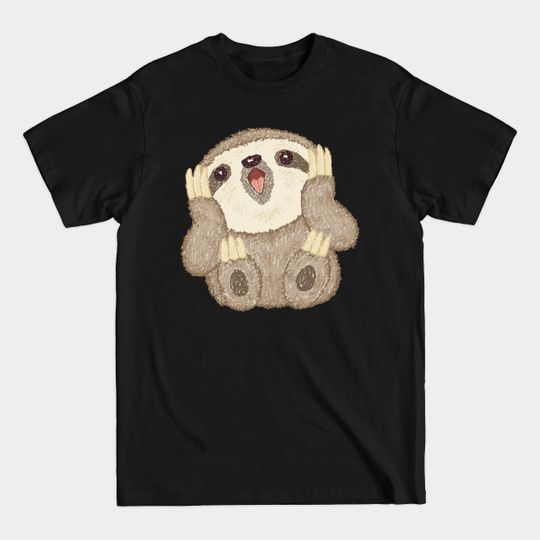Surprised Sloth - Sloth - T-Shirt