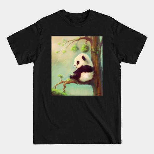 Sad panda - Panda Bear - T-Shirt
