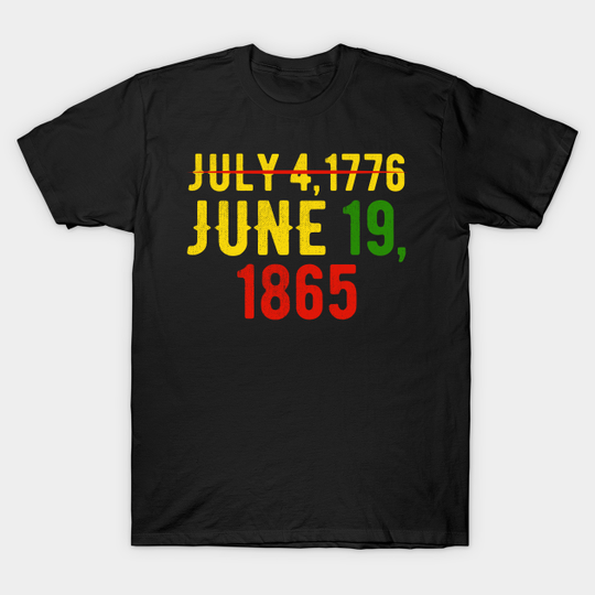 Juneteenth June 19, 1865, African American Melanin Black - Juneteenth June 19 1865