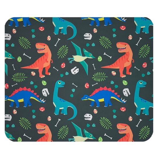 Mouse Pad Mat Computer Desk Accessory Office Decor Kids Room Dinosaurs