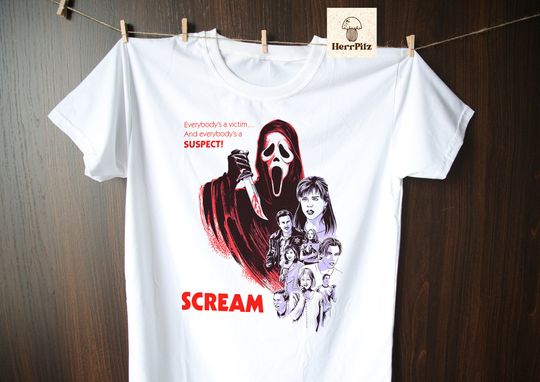 Scream Shirt - Scream Movie shirt - Horror Movie T-shirt