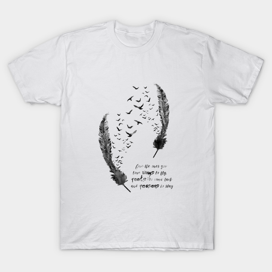 Birds Feather - T-Shirt