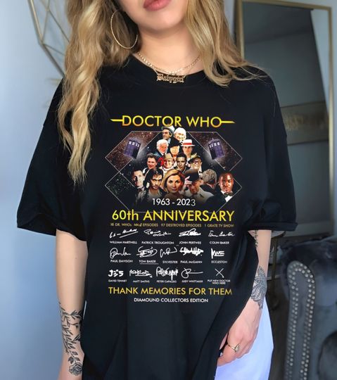 Doctor Who 60th Anniversary Shirt, Doctor Who Movie Shirt, Doctor Who Merch, Rubbish 60th Anniversary Shirt,Movie Lover Tee Shirt,Sweatshirt