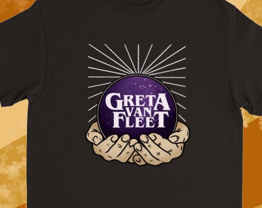 Greta Van Fleet Shirt, Crystal Ball, Rock Music Lover, Josh Kiszka