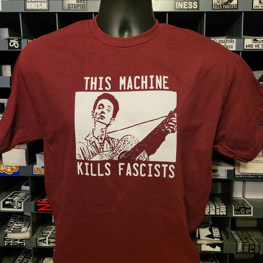 T-Shirt - Wood Guthrie This Machine Kills Fascists