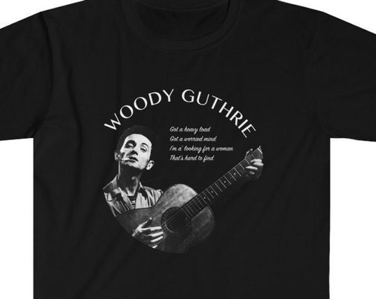 Woody Guthrie Hard Travelin' Tshirts