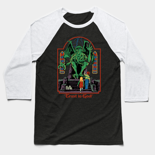 Trust in God - Horror - Baseball T-Shirt