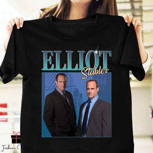 Elliot Stabler Olivia Benson Homage Vintage T-Shirt