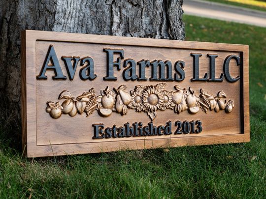 Personalized Farmer's Market Sign | Farmhouse Sign, Country Home Decor, Autumn Market Fall Sign, Rustic Fall Wood Sign, Farmhouse Wood Decor