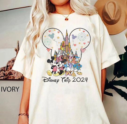 Disney Trip 2024 Shirt, Disney Vacation Shirt, 2024 Making Family Memories Shirt, Mickey And Friends Shirt, Magic Kingdom Shirt