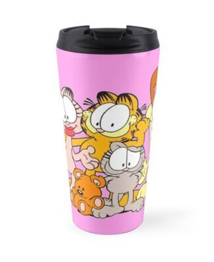 Garfield And Friends Travel Coffee Mug