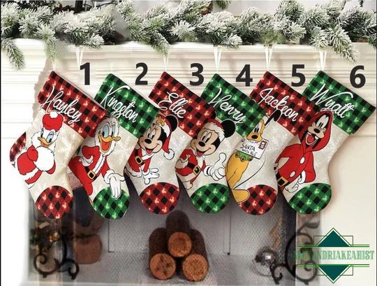 Personalized Disney Family Christmas Stocking