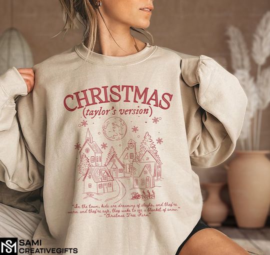 Christmas Taylo version, Merry Swiftmas Christmas Taylors Version Sweatshirt
