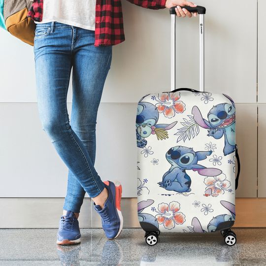 Stitch Disney custom travel suit case cover Luggage Cover