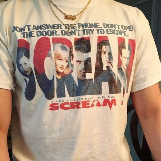 Scream Movie Vintage Shirt -vintage clothing,vintage