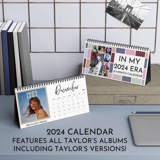 Taylor Calendar 2024 Desk Calendar, Taylor Album, The Eras Tour Merch